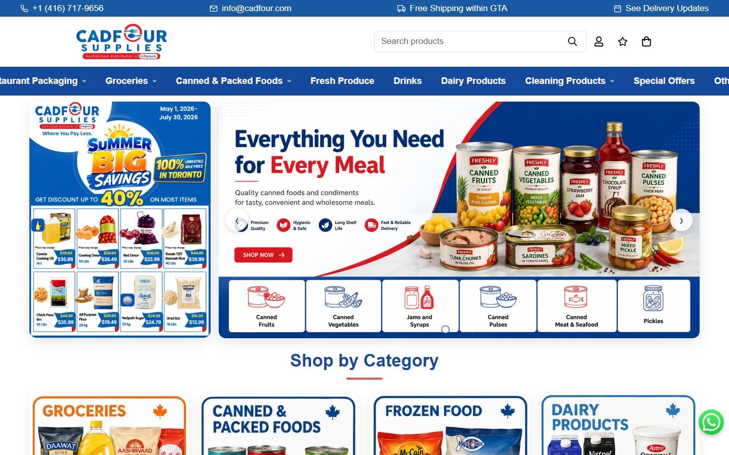 Cadfour Storefront Preview